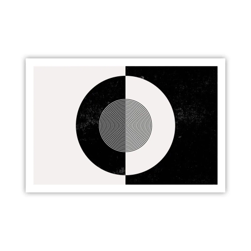 Poszter - Harmónia fekete-fehérben - 91x61 cm