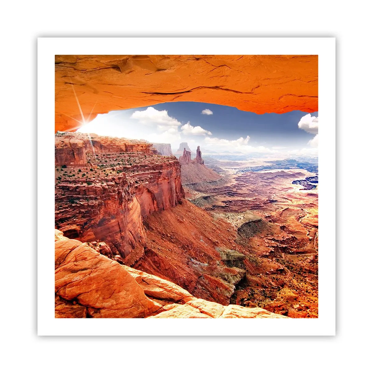 Poszter - Maga a természet faragta - 60x60 cm