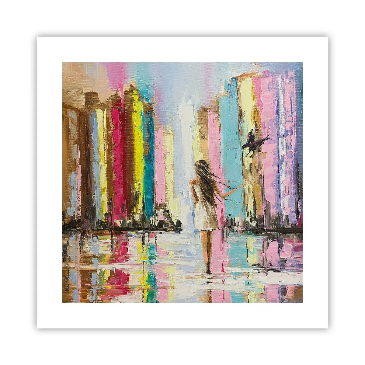 Poszter - Kövessél - 40x40 cm