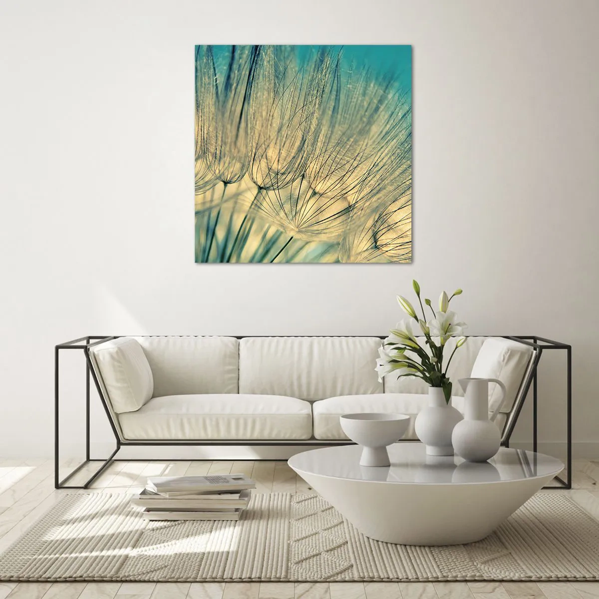 Üveg kép - A szélre várva - 40x40 cm