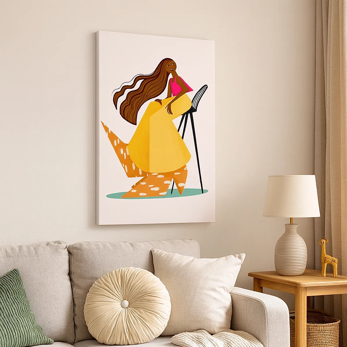 Vászonkép - A divat is szórakoztató - 50x70 cm