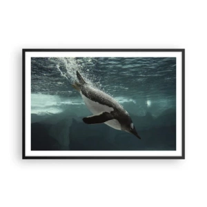 Poszter fehér keretben - Üdv a világomban - 91x61 cm