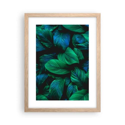 Poszter világos tölgy keretben - A zöld tömegben - 30x40 cm