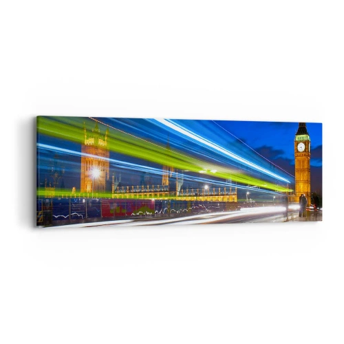 Vászonkép - Big Ben vigyázó szeme alatt - 90x30 cm
