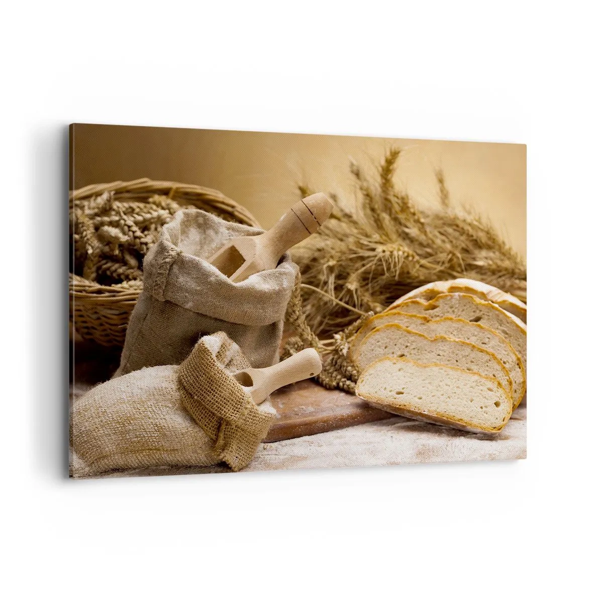 Vászonkép - Hogyan vágta le a késsel - 100x70 cm