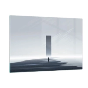 Üveg kép - Lehetőség vagy fenyegetés? - 120x80 cm