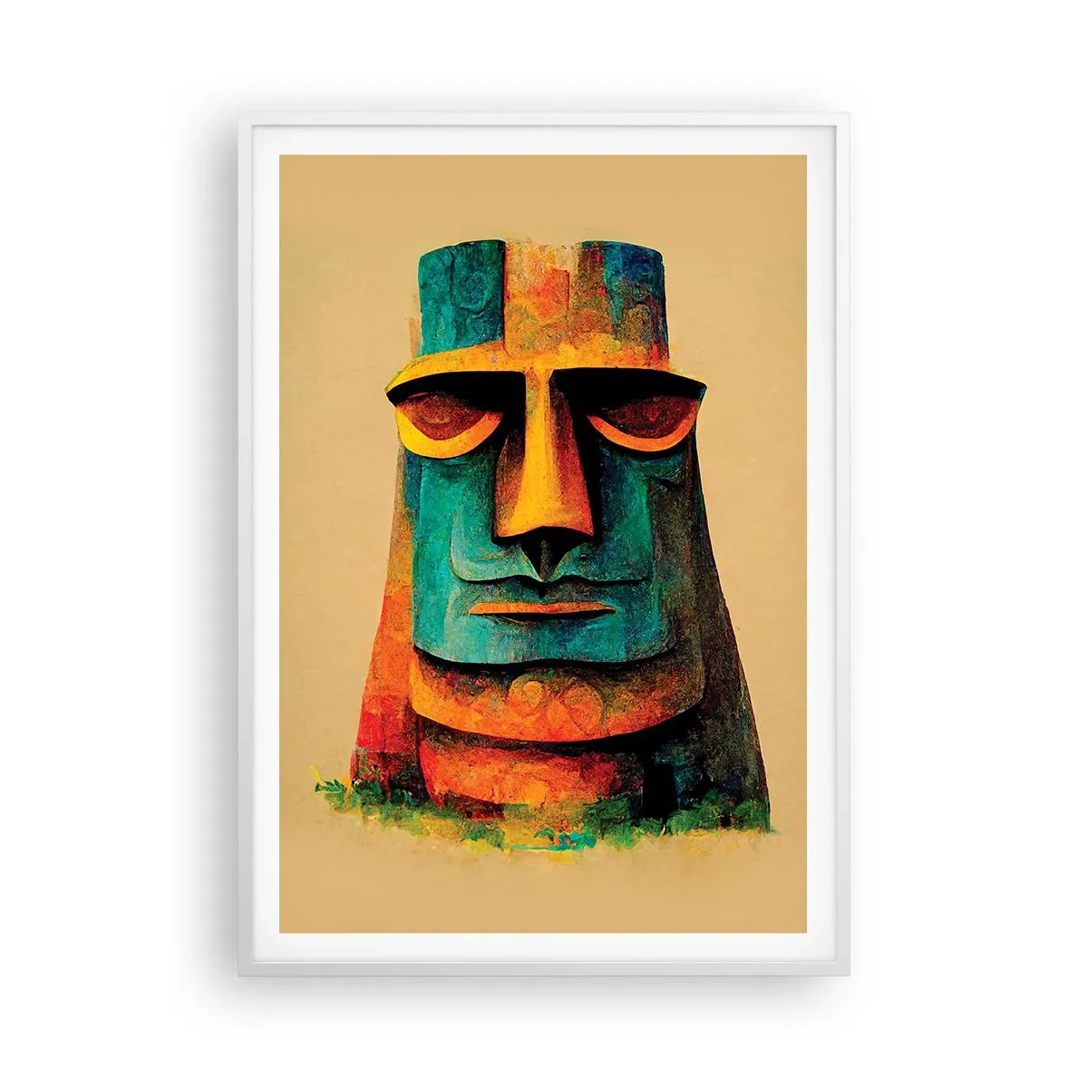 Poszter fekete keretben - Szoborszerű és mégis szimpatikus - 70x100 cm