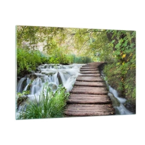 Üveg kép - A víz egyáltalán nem csendes - 120x80 cm