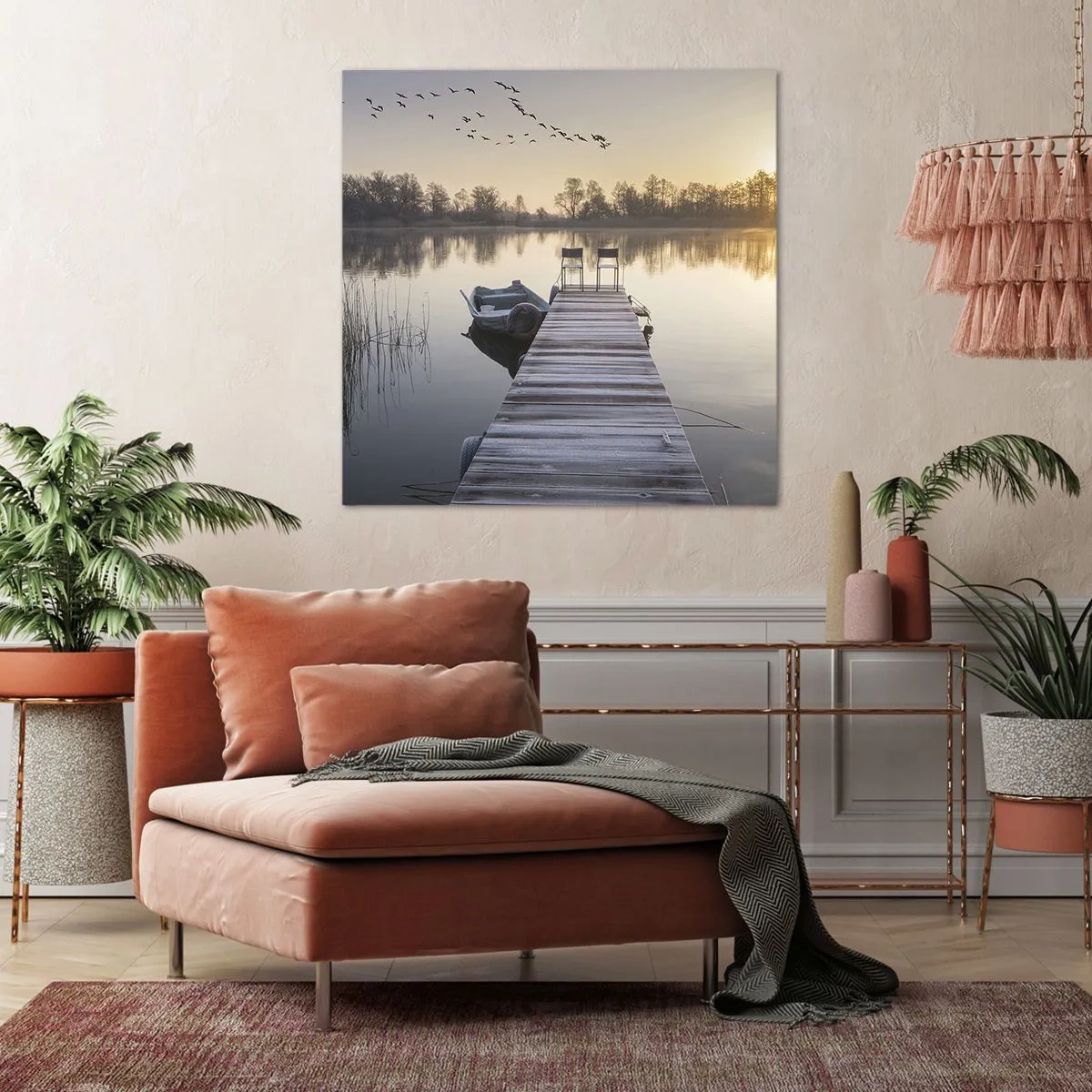 Vászonkép - Egy kis idő múlva visszajövök - 50x50 cm