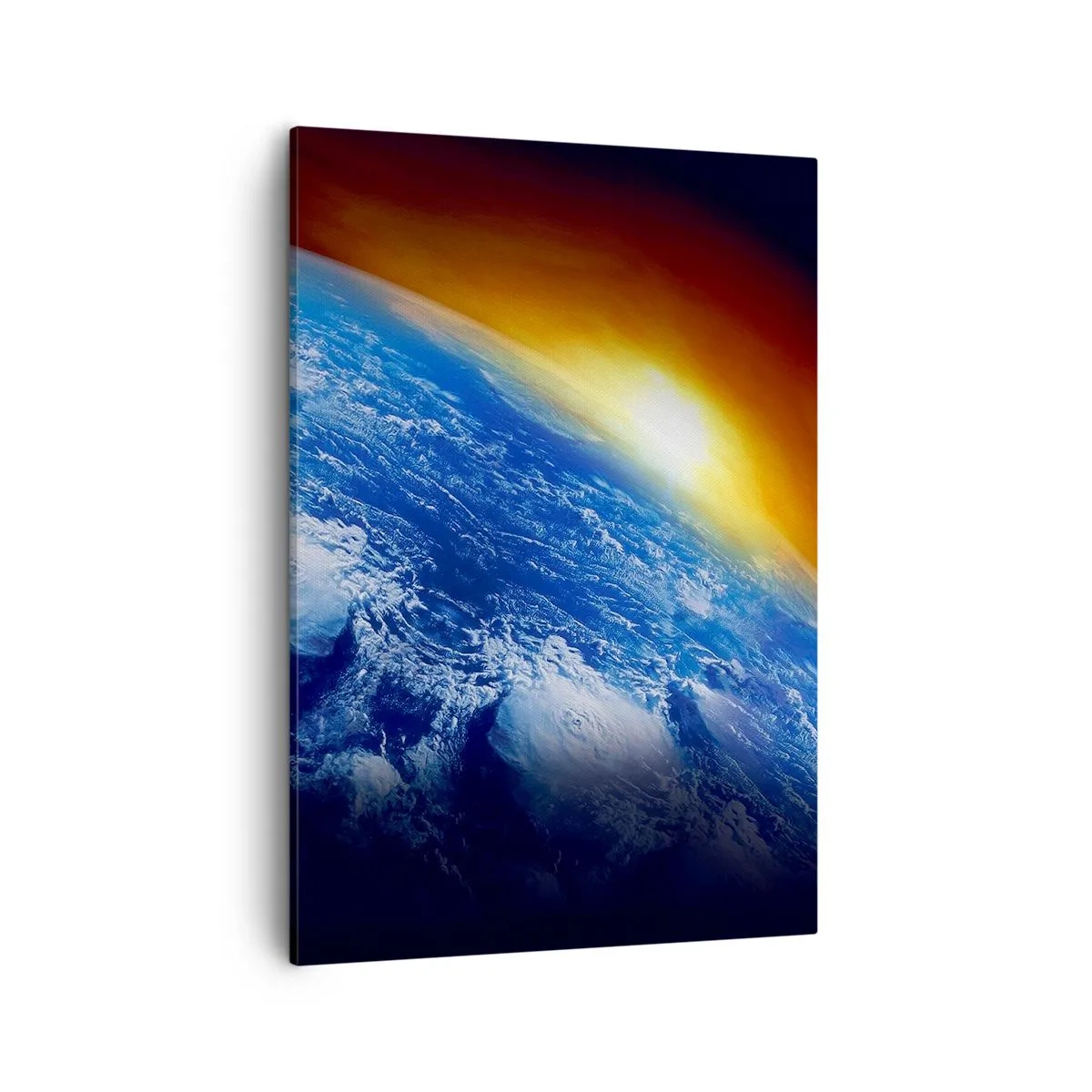 Vászonkép - Napkelte a kék bolygó felett - 50x70 cm