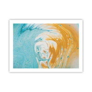 Poszter - Pasztell örvény - 70x50 cm