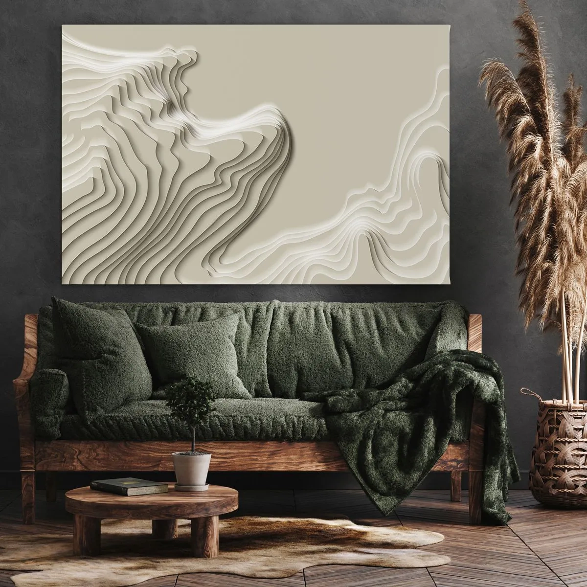Vászonkép - Művészeti topográfia - 120x80 cm