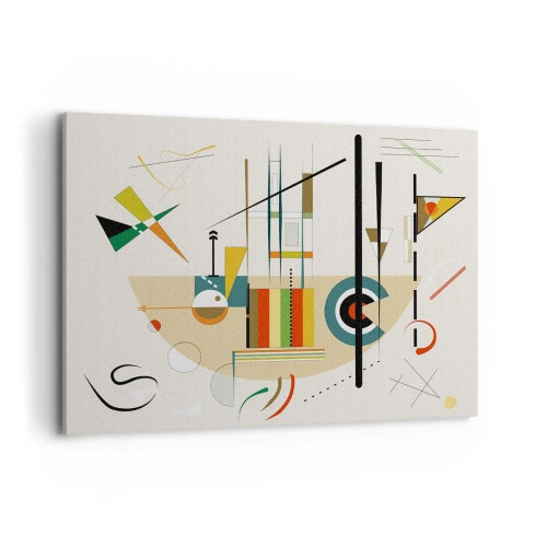 Vászonkép - És nevet a világ - 100x70 cm