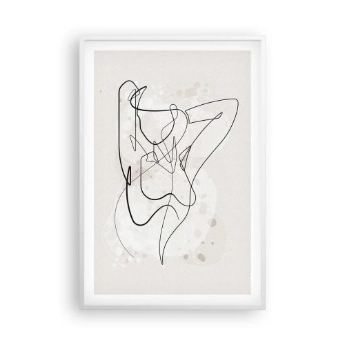 Poszter fekete keretben - A csábítás művészete - 61x91 cm