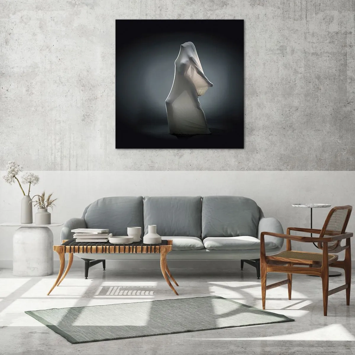 Üveg kép - Rejtett vágyak - 70x70 cm