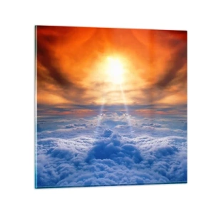 Üveg kép - Misztikus táj - 40x40 cm