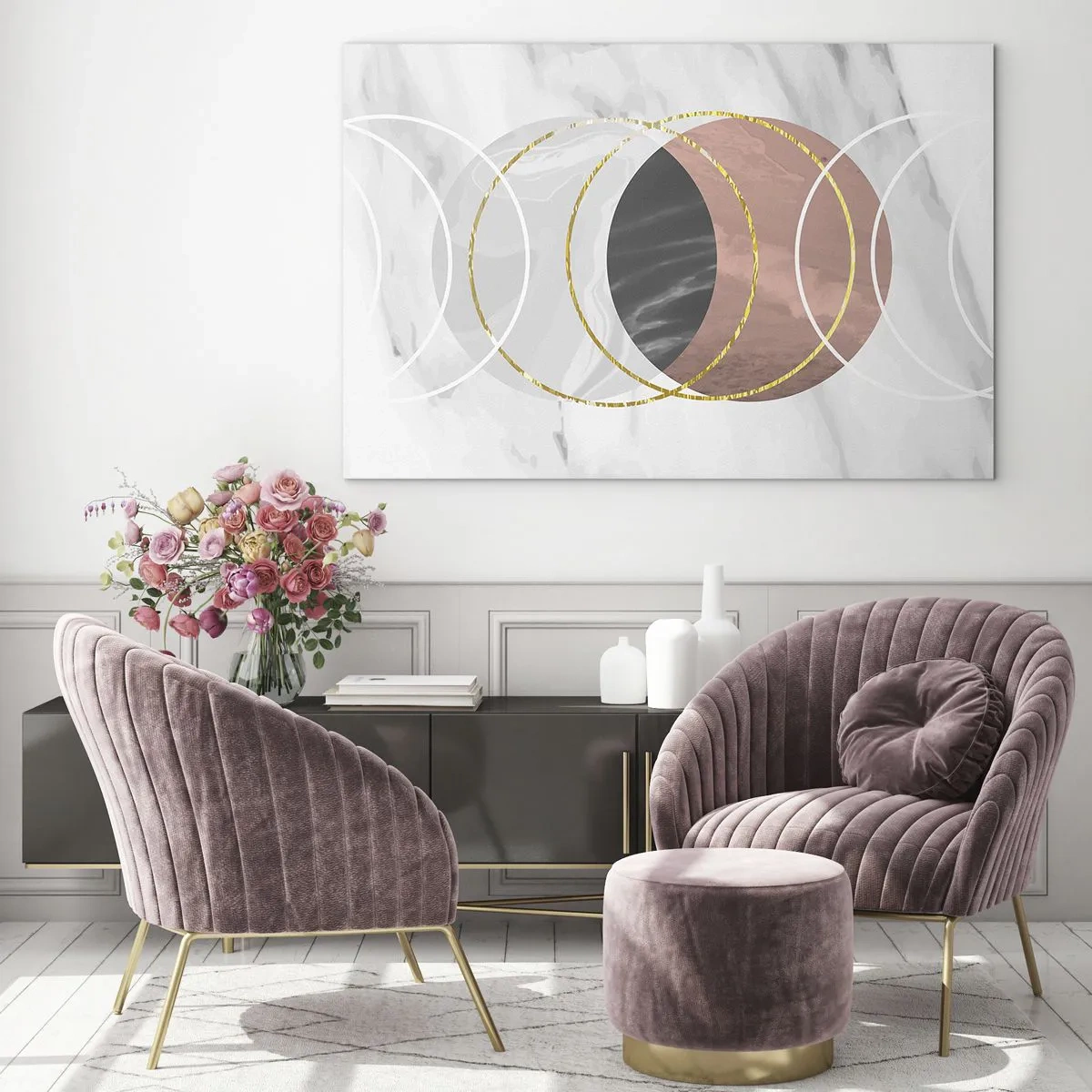 Üveg kép - A szférák zenéje - 120x80 cm