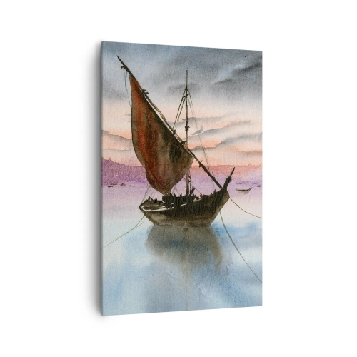 Vászonkép - Este a kikötőben - 80x120 cm