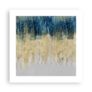 Poszter - Aranyozott határ - 40x40 cm