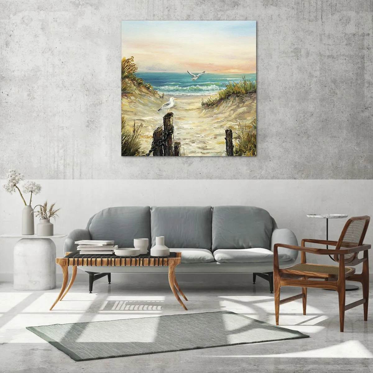 Üveg kép - Szélcsend - 30x30 cm