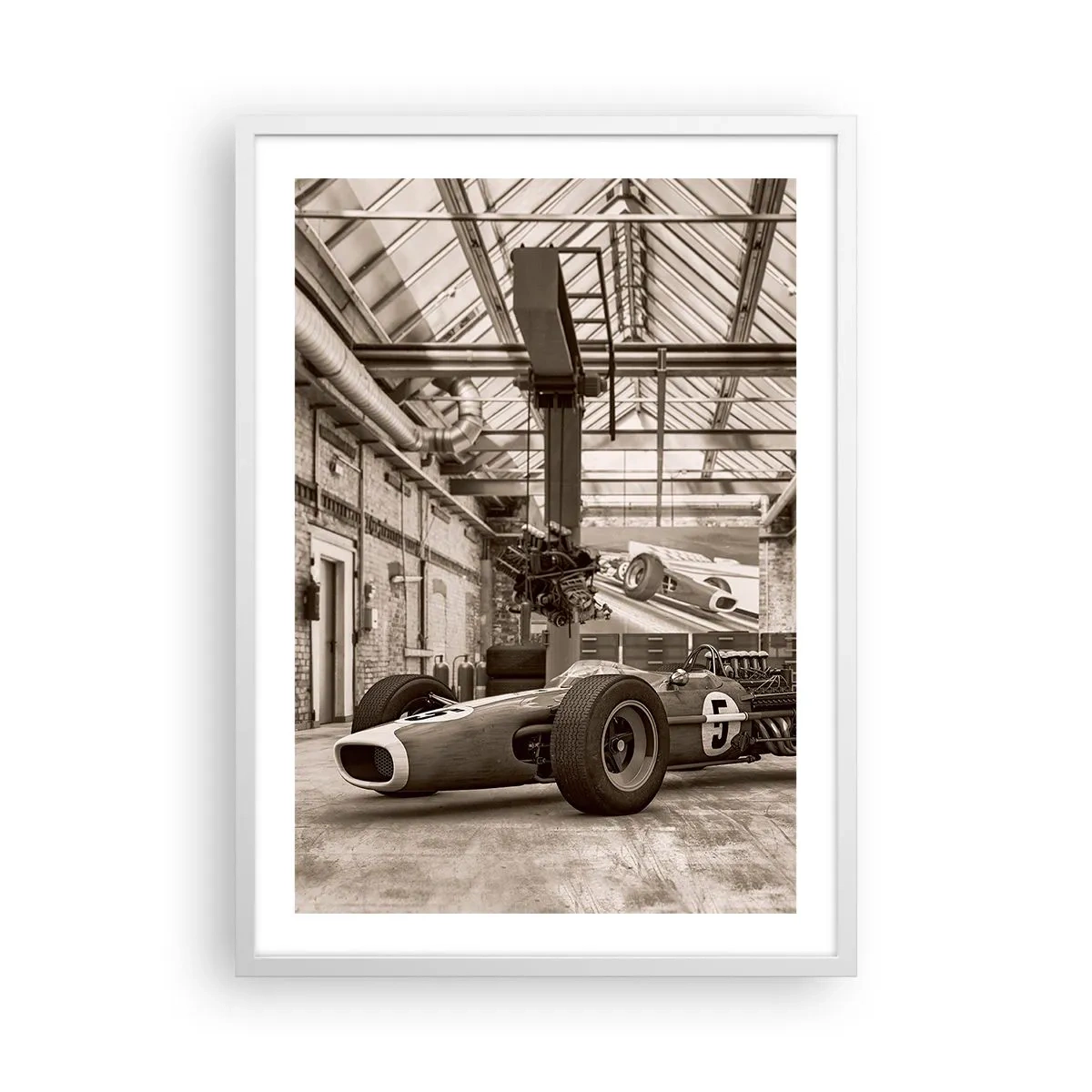 Poszter fekete keretben - A győztes pihenője - 50x70 cm