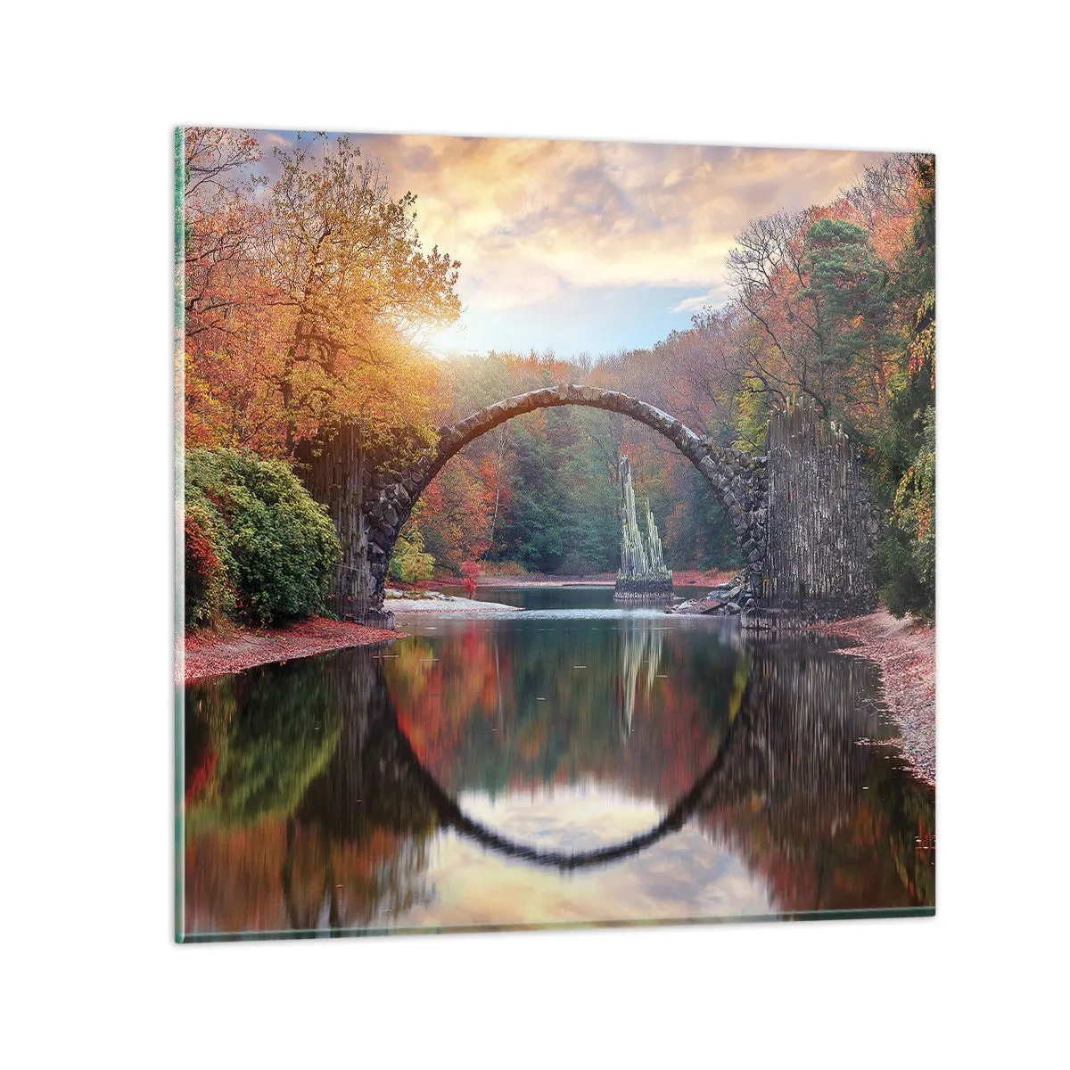 Üveg kép - A tükör másik oldalán - 70x70 cm