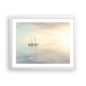 Poszter fekete keretben - A csend tengerében - 50x40 cm