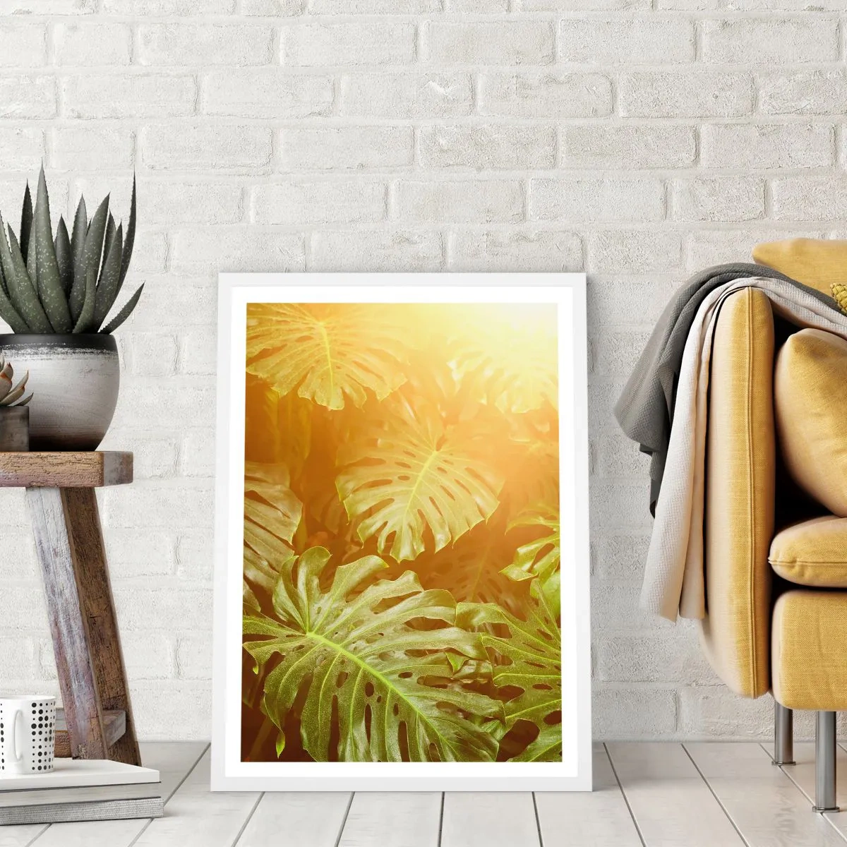 Poszter fekete keretben - A zöldbe belépni... - 50x70 cm