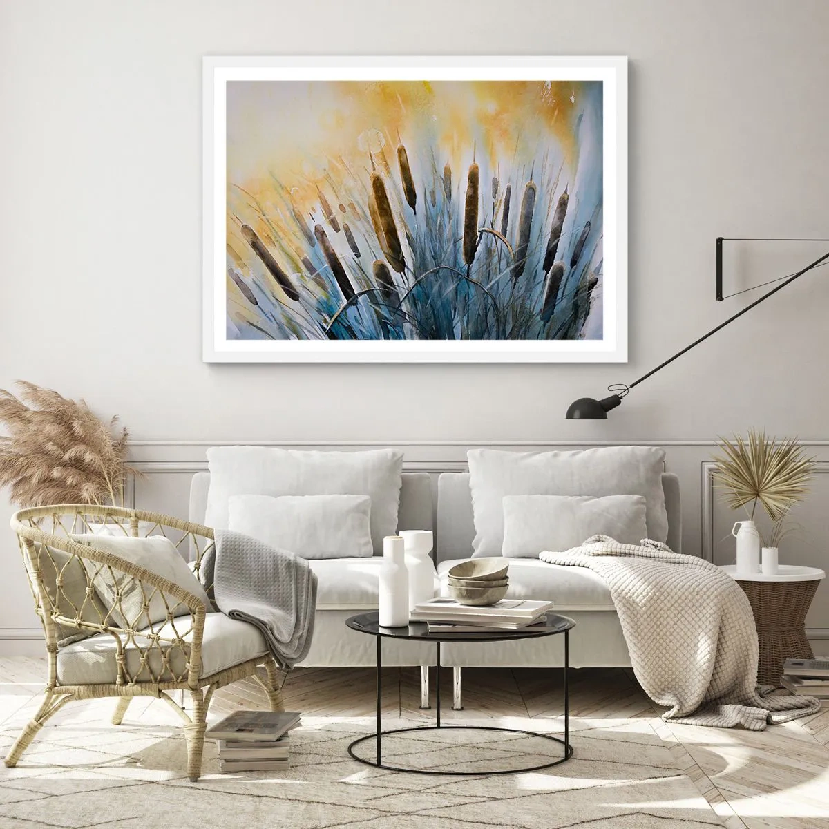 Poszter fekete keretben - A víz hűvössége, a nap melege - 91x61 cm