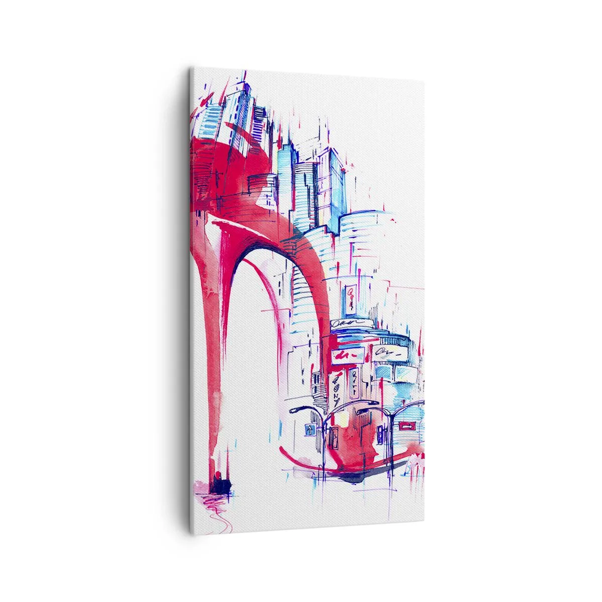 Vászonkép - Nagyvárosi elegancia - 45x80 cm