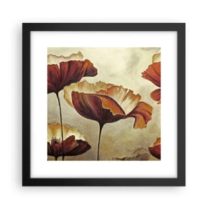 Poszter fehér keretben - Rét - 30x30 cm