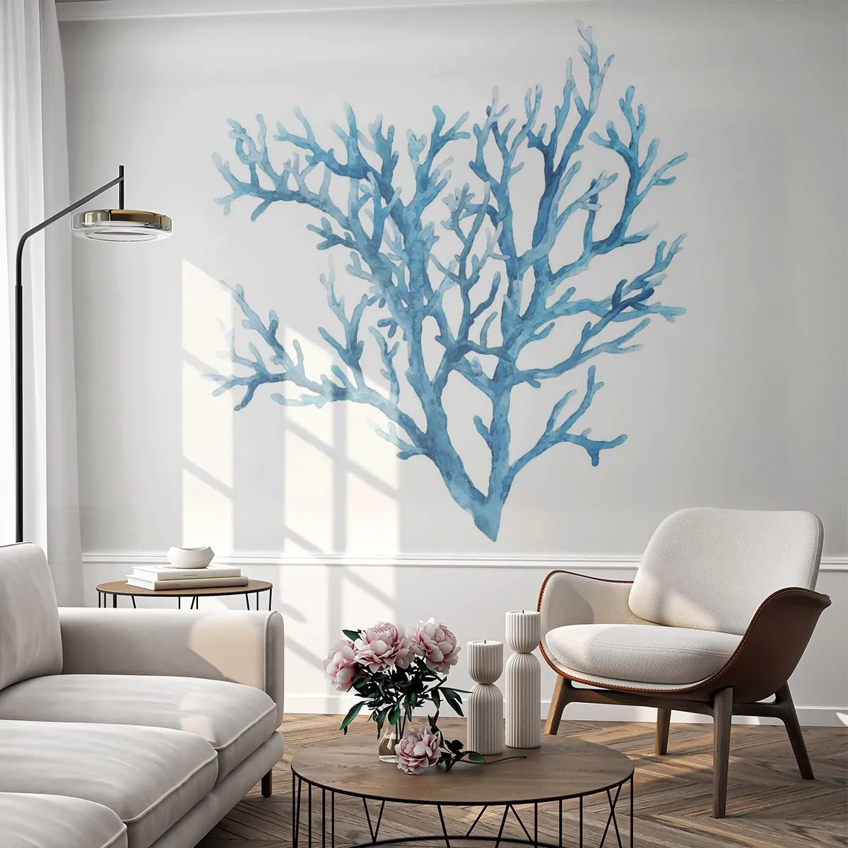 Fotótapéta Premium Sand - Tengeri filigrán - Korall, Tengerpart, Minimalista - 200x140 cm