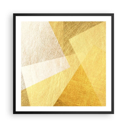 Poszter fehér keretben - A geometria időjárása - 60x60 cm