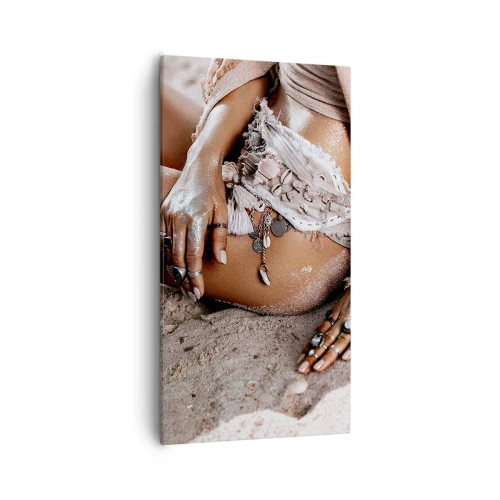 Vászonkép - A hullámok vetettek partra? - 55x100 cm