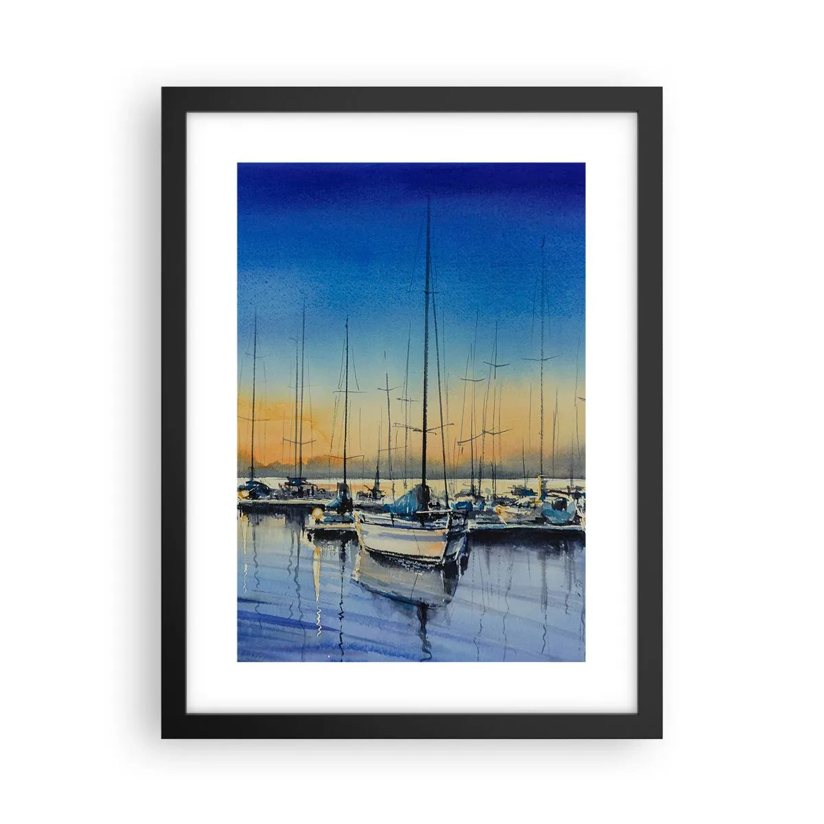 Poszter fehér keretben - Egy szép nap vége - 30x40 cm