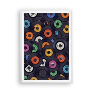 Poszter fekete keretben - A klasszika színei - 70x100 cm