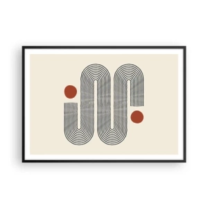 Poszter fehér keretben - Elejétől végéig - 100x70 cm