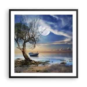 Poszter fehér keretben - Ez a vég vagy a kezdet? - 60x60 cm