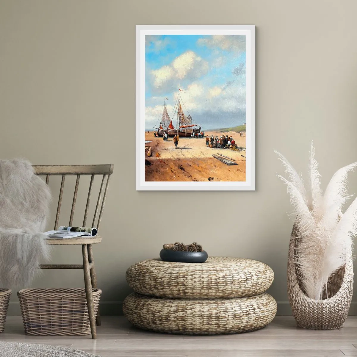 Poszter fekete keretben - Egy sikeres fogás után - 70x100 cm