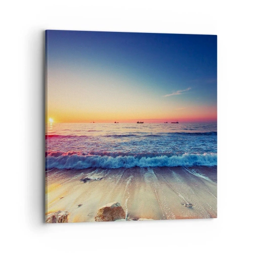 Vászonkép - Mi a helyzet a horizonton túl? - 70x70 cm