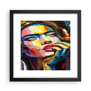 Poszter fehér keretben - Az álmok úgy repülnek az égen, mint a madarak - 30x30 cm