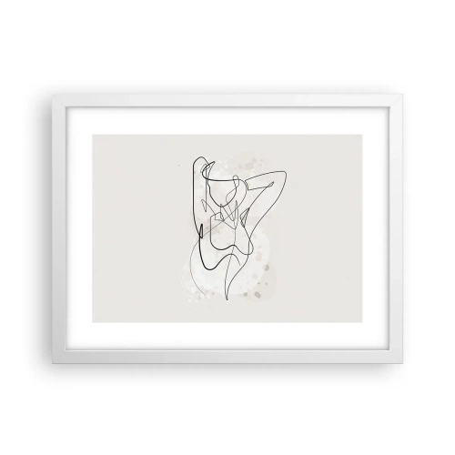 Poszter fekete keretben - A csábítás művészete - 40x30 cm