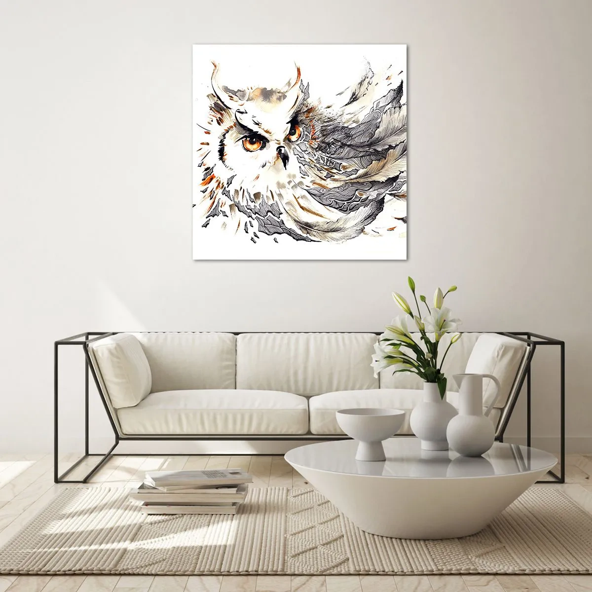 Üveg kép - A mágia világából jött - 70x70 cm