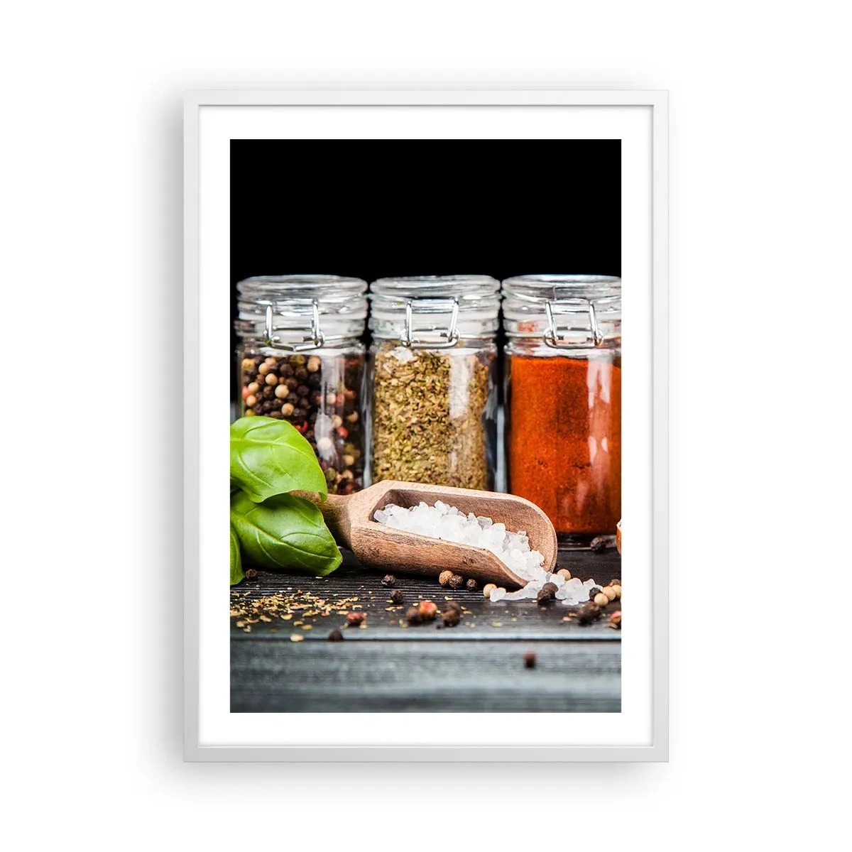 Poszter fekete keretben - Hogy az életnek legyen íze - 50x70 cm