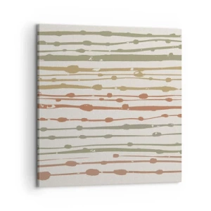 Vászonkép - Zenei színjegyzetelés - 60x60 cm