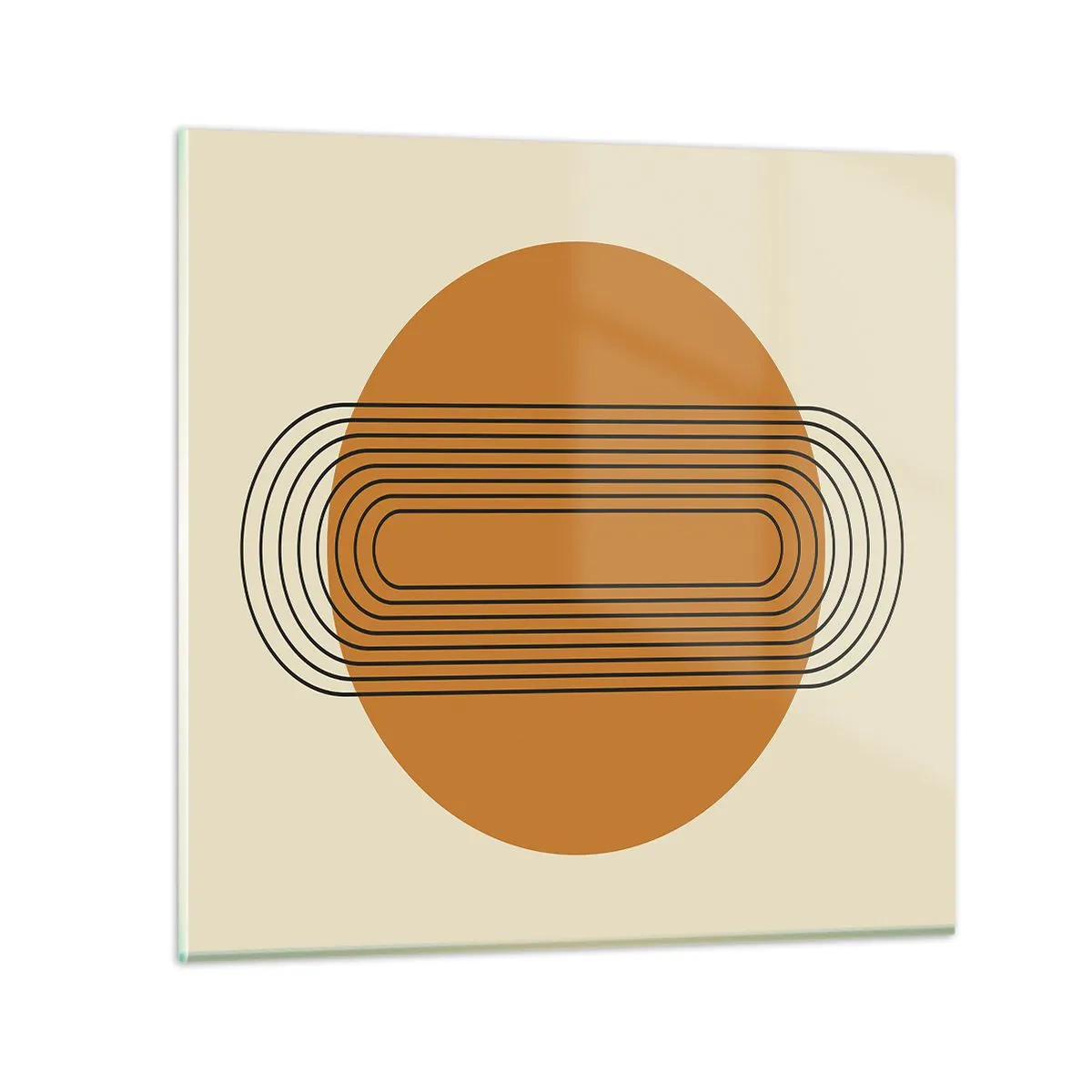 Üveg kép - Tökéletes terv - 40x40 cm