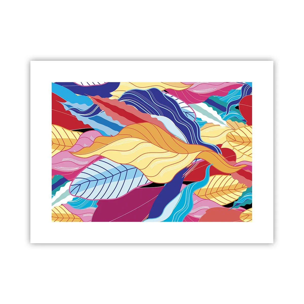 Poszter - Színes rendetlenség - 40x30 cm