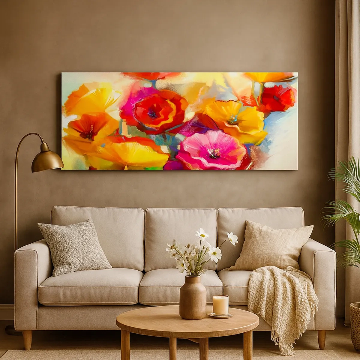 Vászonkép - Nem csak piros - 30x30 cm