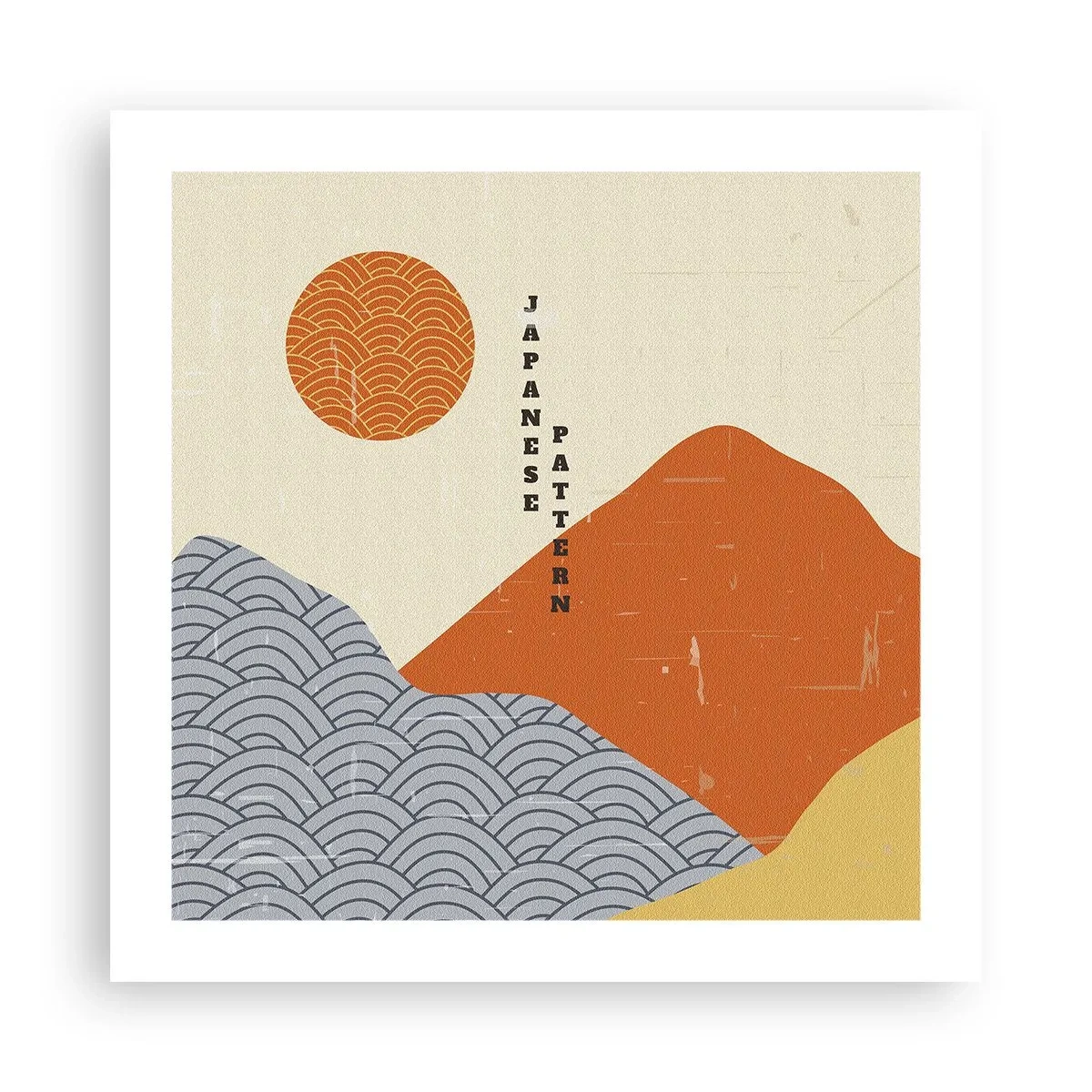 Poszter - A japán szellemben - 50x50 cm