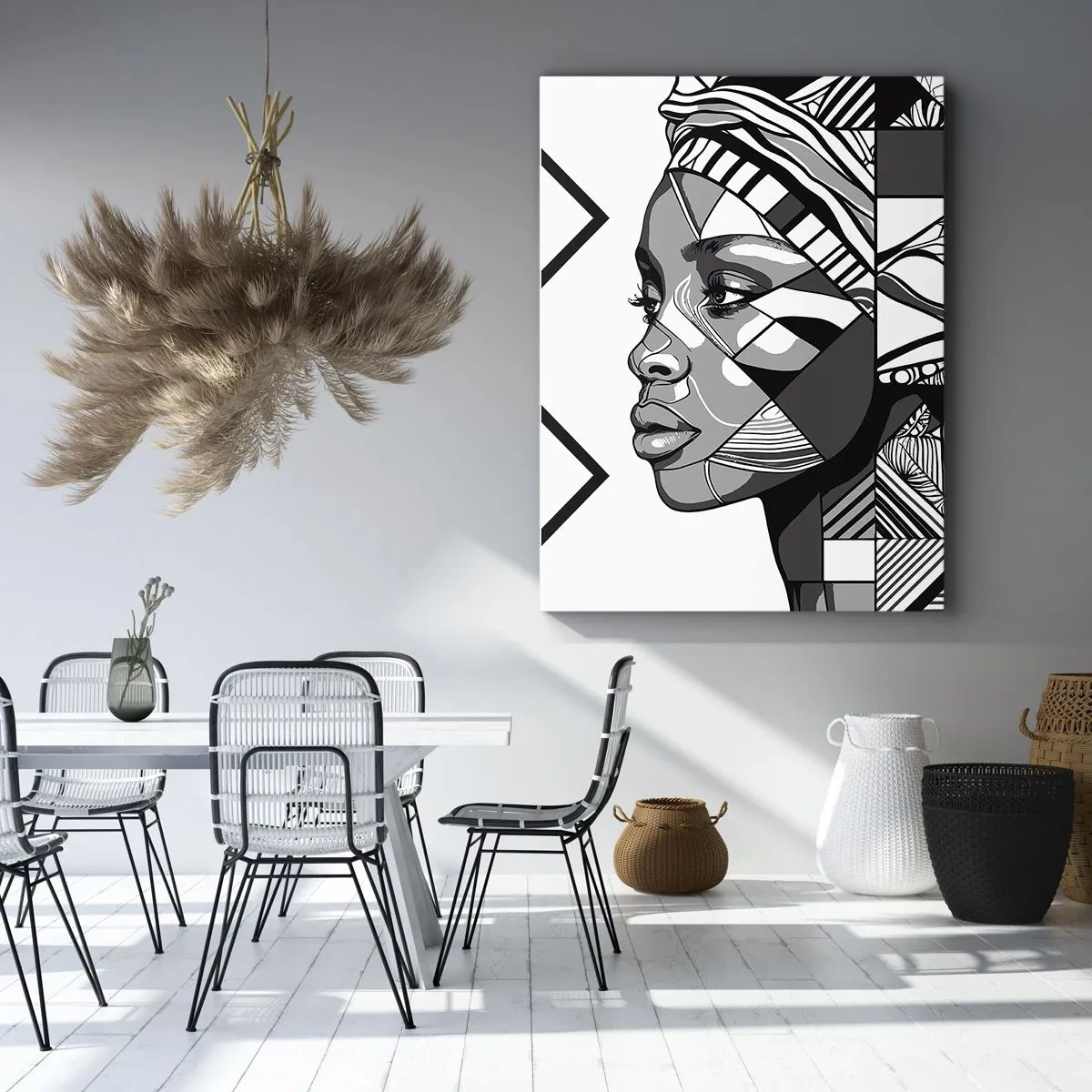 Vászonkép - Etnikai portré - 50x70 cm